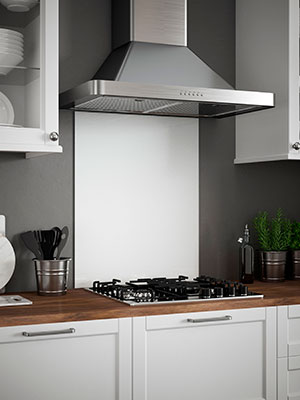 Ice White Splashback